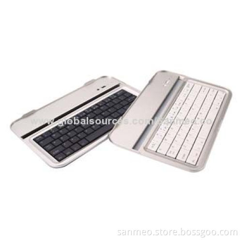 Aluminum Bluetooth Keyboard for Samsung Galaxy Note 8.0 N5100/N5110, 10m Operating Distance